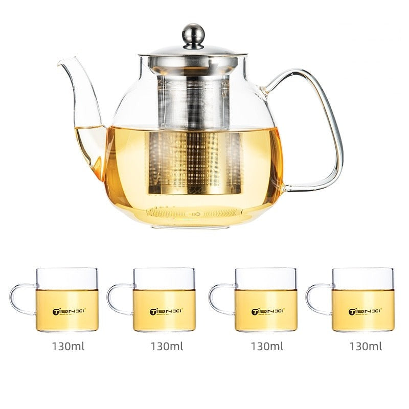 Bule de chá com filtro