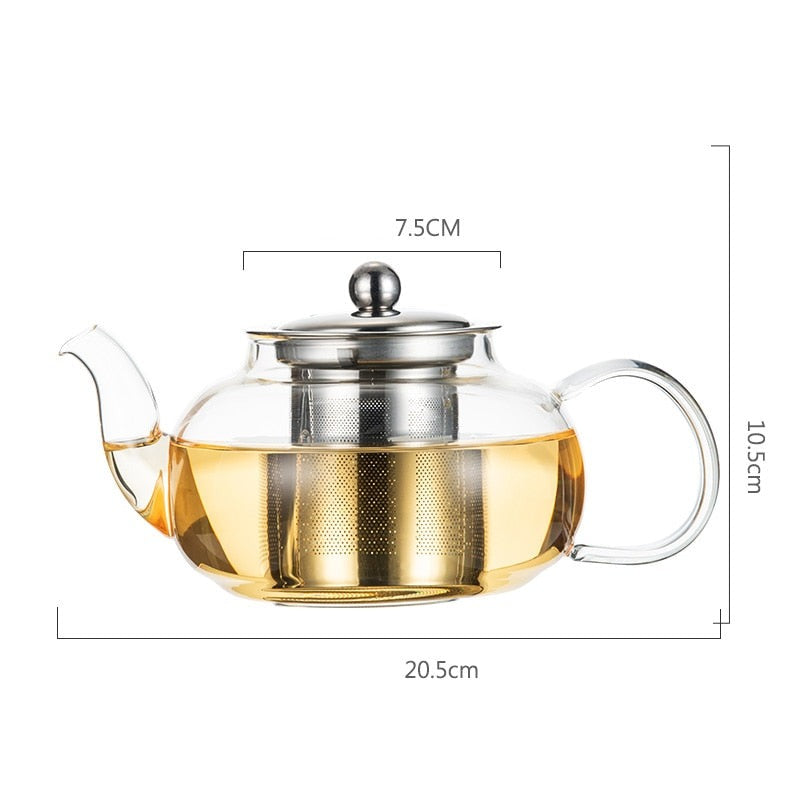 Bule de chá com filtro