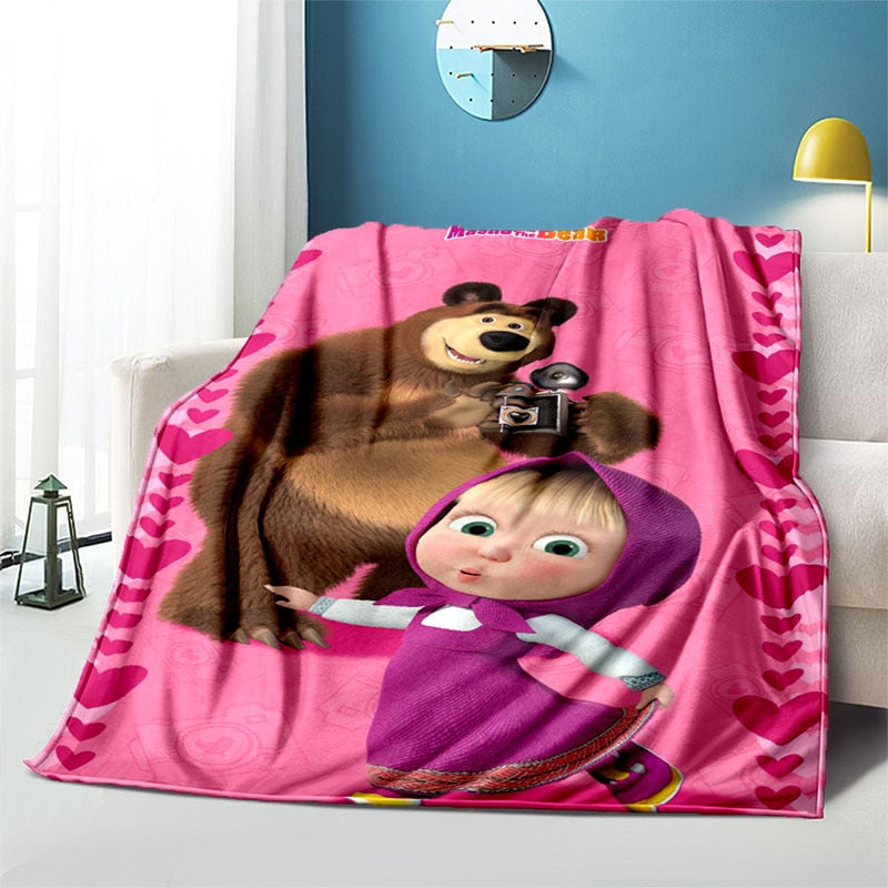 Cobertor Masha & o Urso