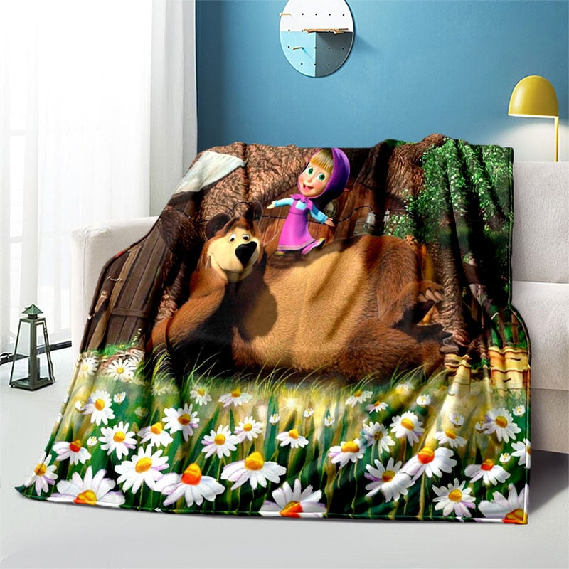 Cobertor Masha & o Urso