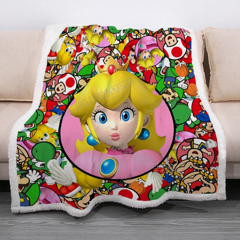 Cobertor Super Marios