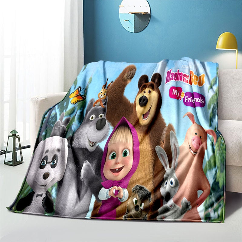 Cobertor Masha & o Urso