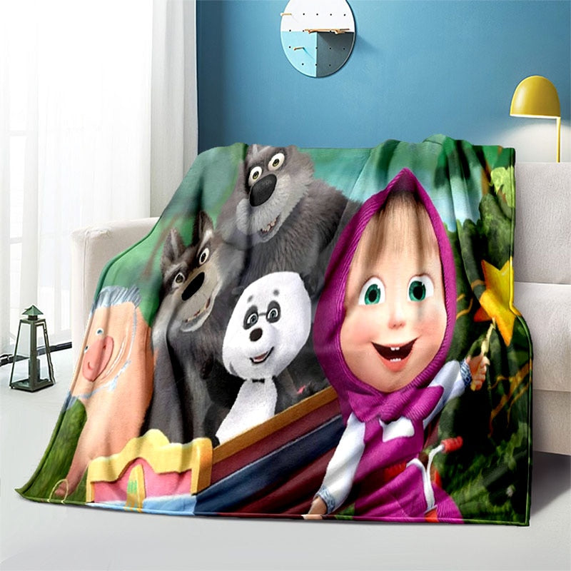 Cobertor Masha & o Urso
