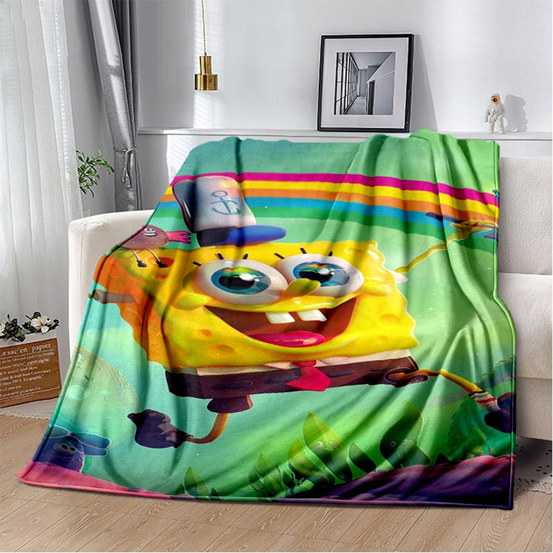 Cobertor Cartoon Bob Esponja & Cia