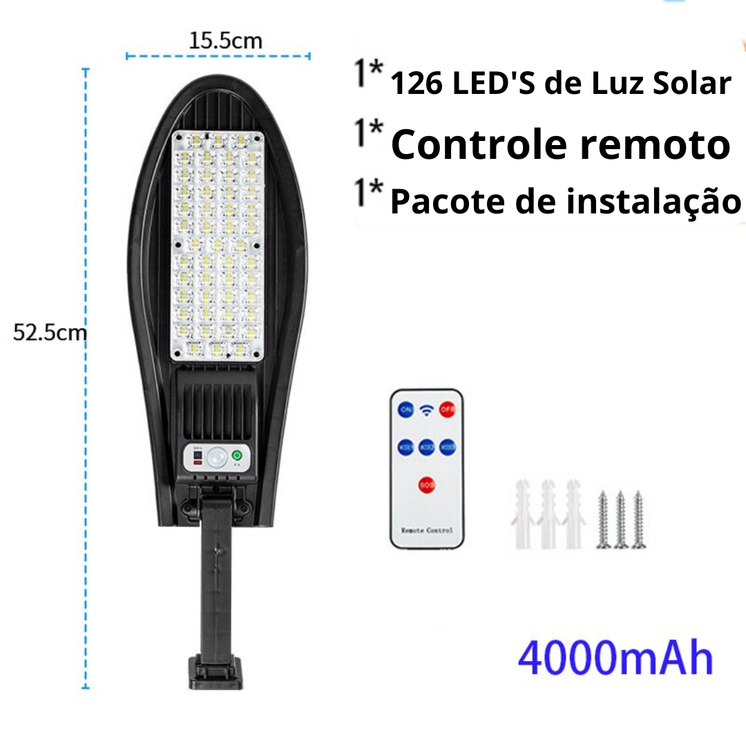 Refletor de LED a luz solar