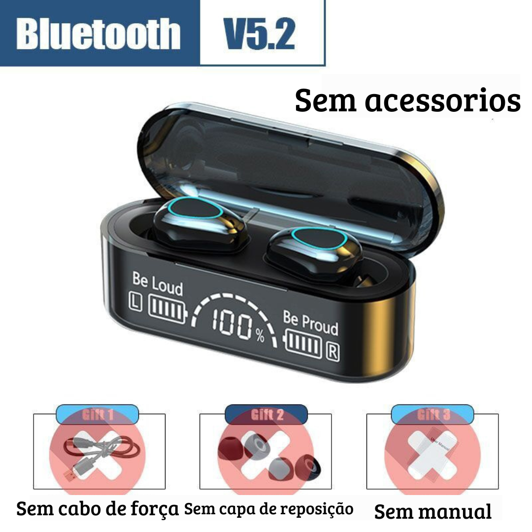 Fone TWS Max Bluetooth 5.2