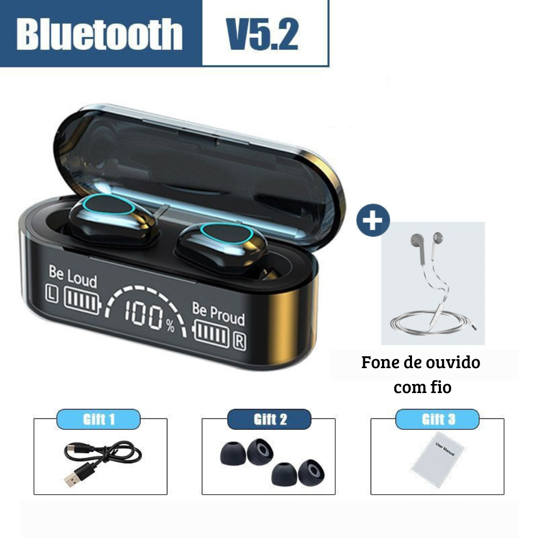 Fone TWS Max Bluetooth 5.2