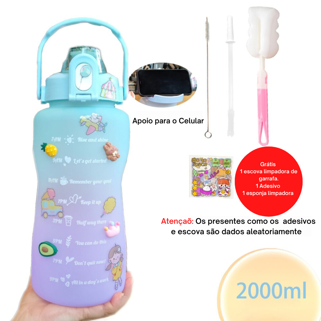 Squeeze 2 litros com adesivos