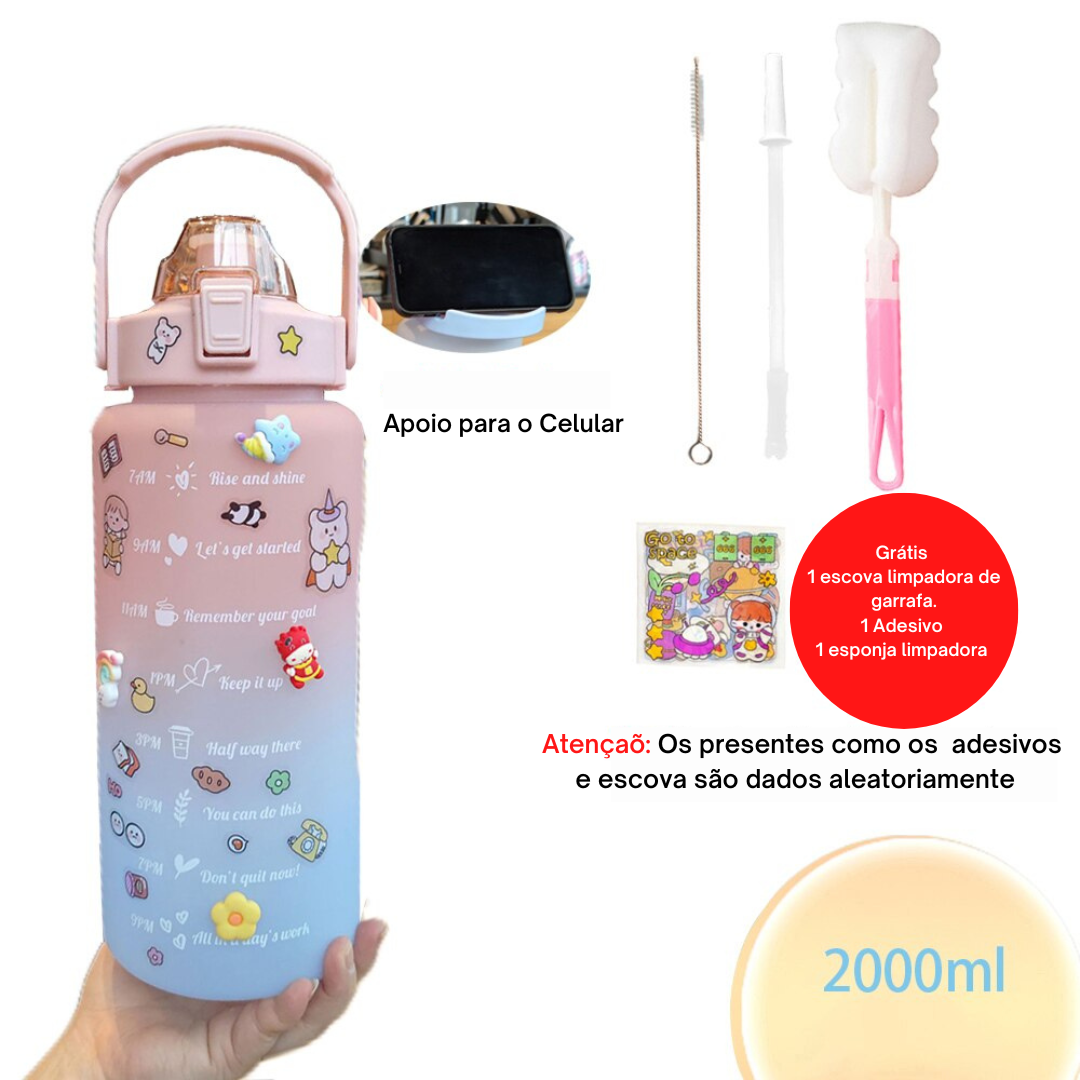 Squeeze 2 litros com adesivos