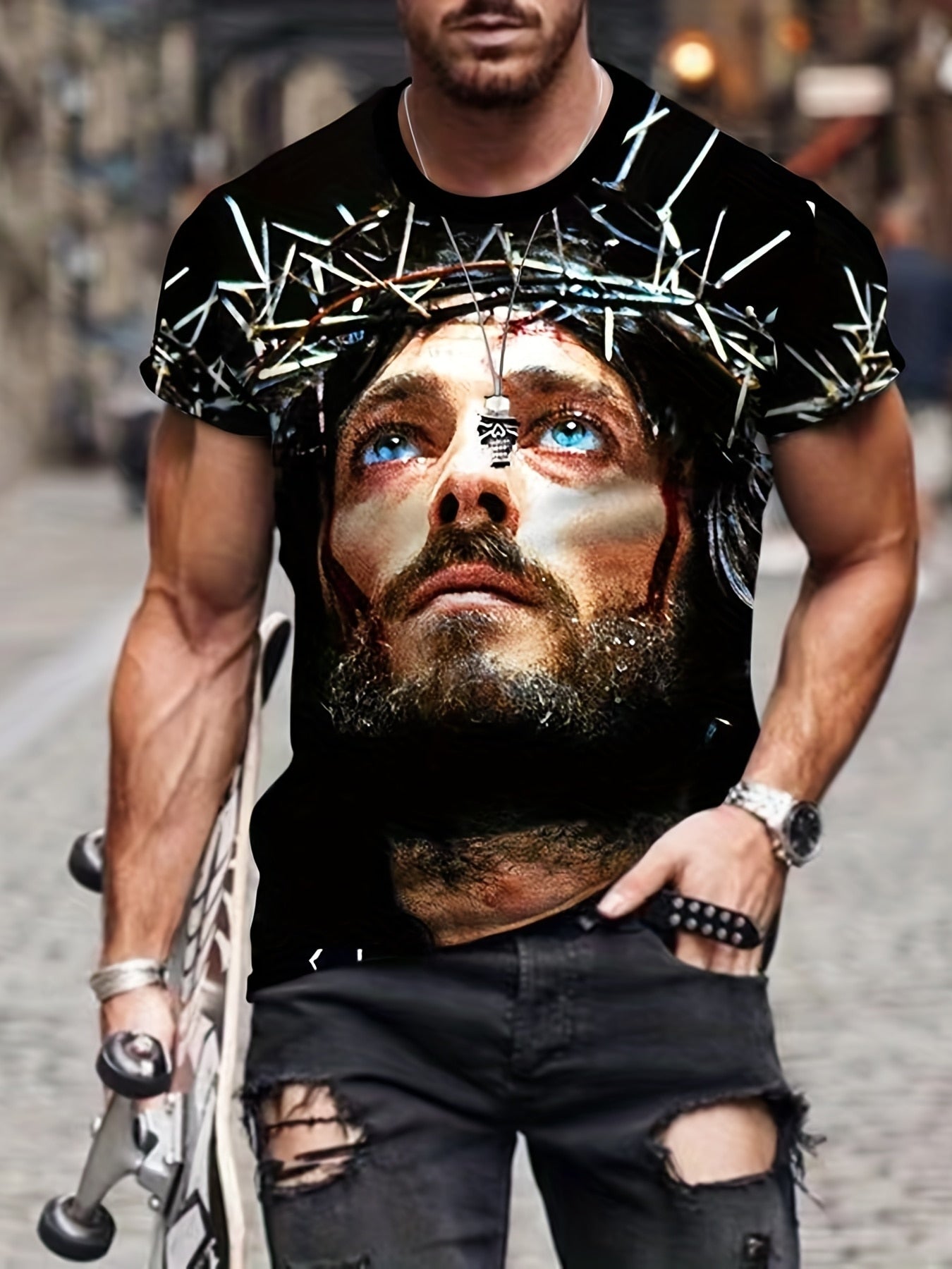 Camiseta masculina de manga curta