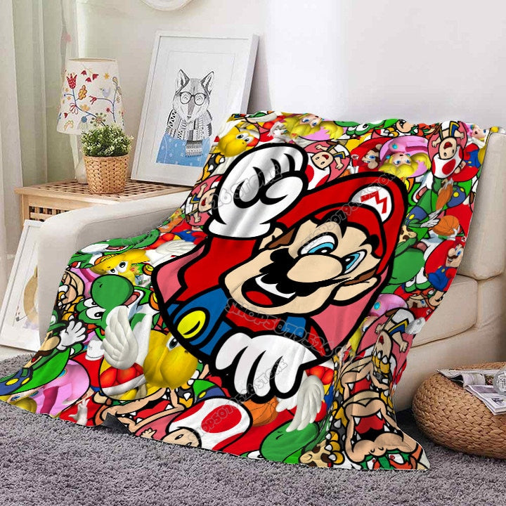 Cobertor Super Marios